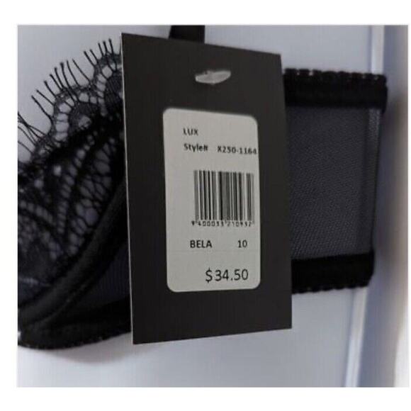 Fredericks of Hollywood Lux Women's Size 10 Underbust Underwire Bra Light Blue - Picture 4 of 4